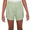 Kids Nike Shorts | Nike Girls Dri-Fit One High-Waisted Training Shorts Green