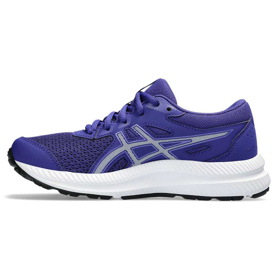 Kids Asics Training | Asics Contend 8 Gs Kids Running Shoes Purple/Aqua