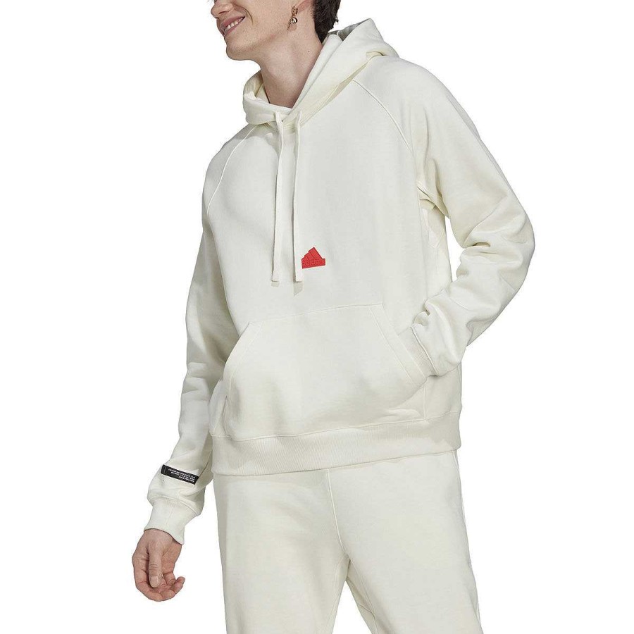 Men adidas Jackets | Adidas Sportswear Mens Fleece Hoodie Xxl White