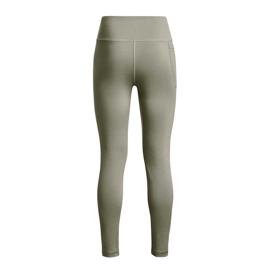 Kids Under Armour Tights | Under Armour Girls Motion High Rise Tights Green