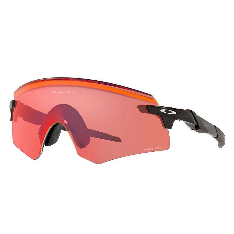 Men Oakley Sunglasses | Oakley Encoder Sunglasses - Polished Black With Prizm Field