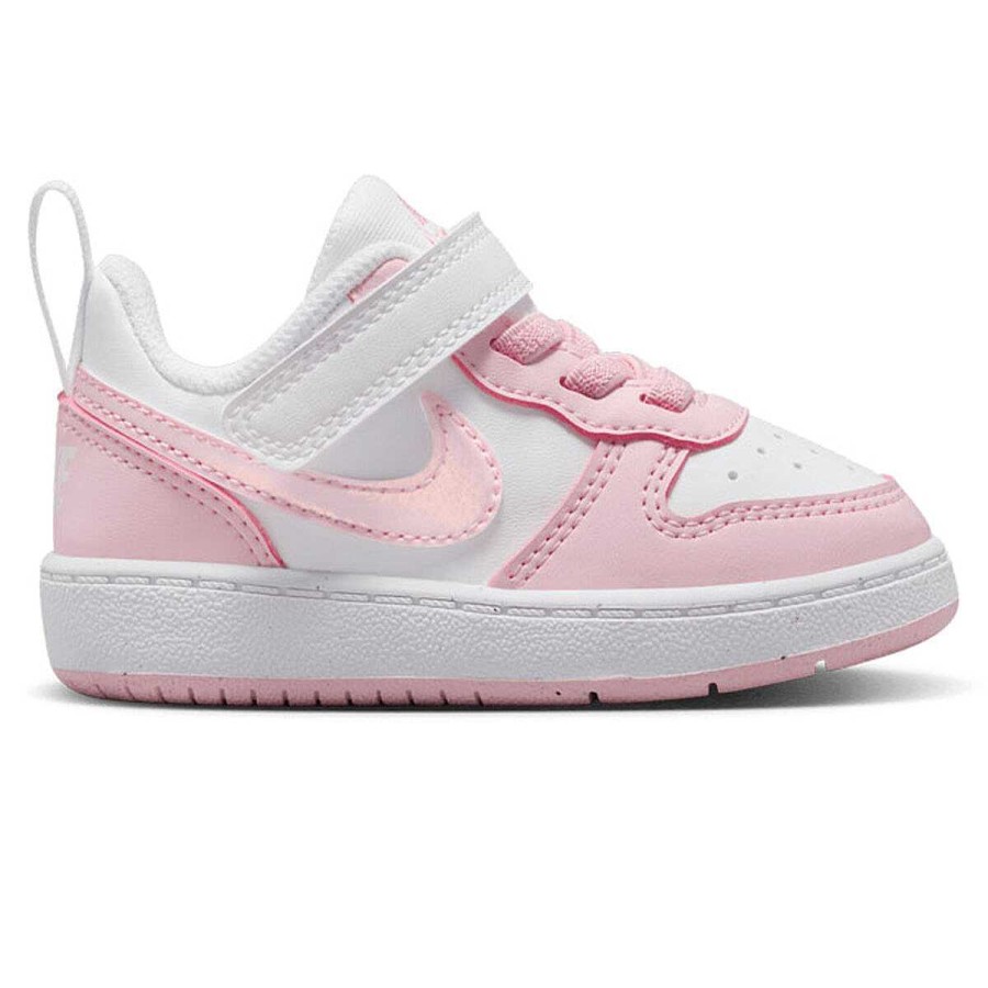 Kids Nike Casual | Nike Court Borough Low Recraft Toddlers Shoes White/Pink