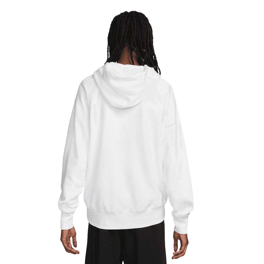 Men Nike Hoodies & Sweatshirts | Nike Air Mens Sportswear French Terry Pullover Hoodie White