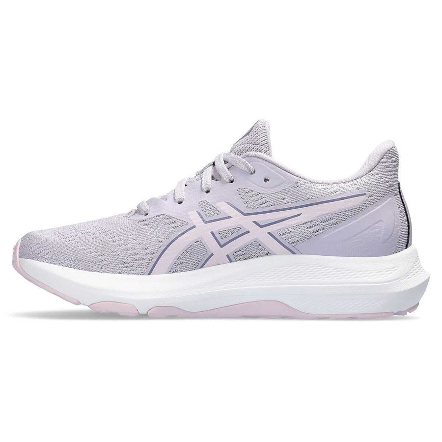 Kids Asics Running | Asics Gt 2000 12 Gs Kids Running Shoes Lilac/White