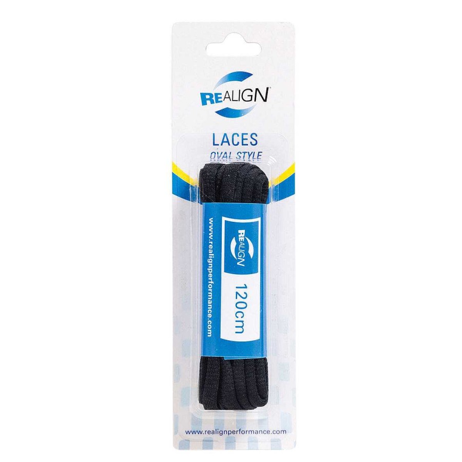 Men Realign Socks | Realign Oval 120Cm Shoe Laces White