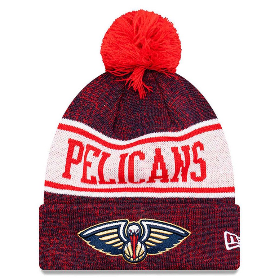 Kids New Era Caps | New Orleans Pelicans New Era Pom Knit Beanie