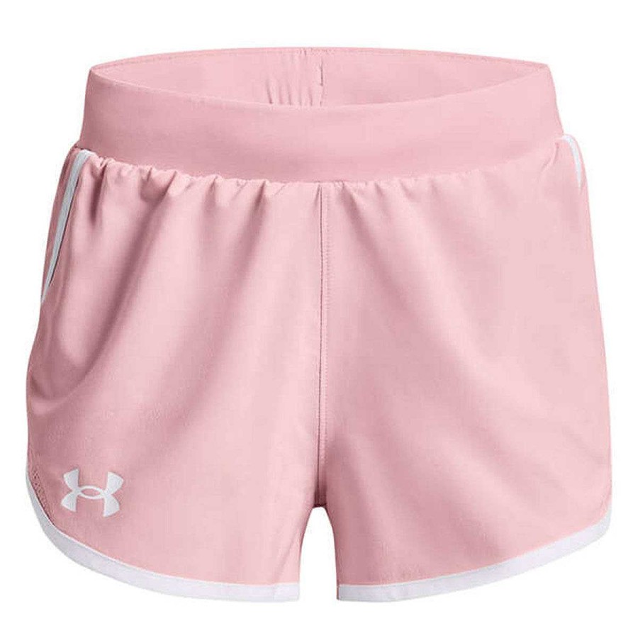 Kids Under Armour Shorts | Under Armour Girls Fly By Shorts Pink