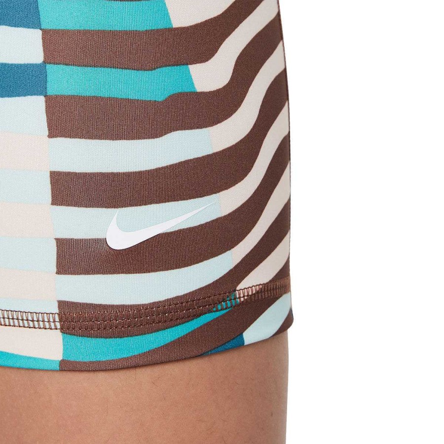 Kids Nike Shorts | Nike Pro Girls 3-Inch Shorts Green/Print