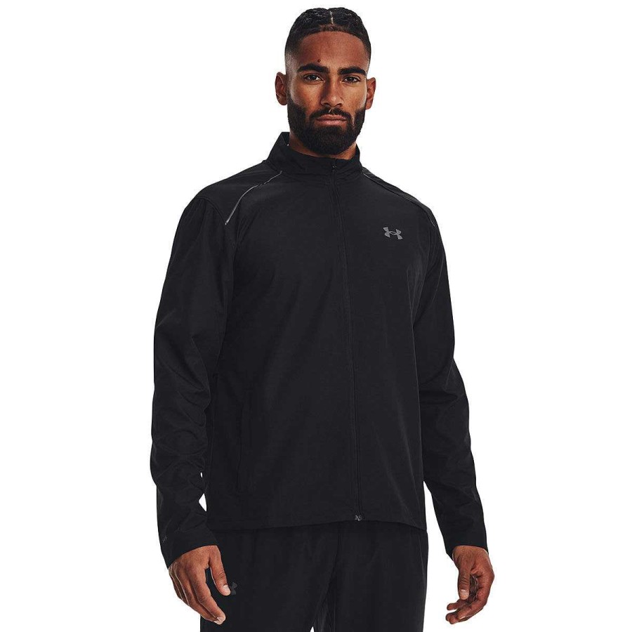 Men Under Armour Jackets | Under Armour Mens Ua Storm Run Jacket Black