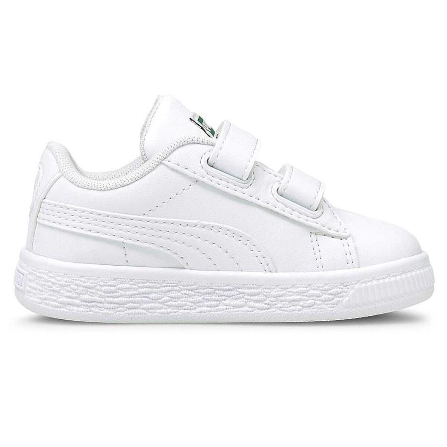 Kids PUMA Casual | Puma Basket Classic Xxi Gs Kids Casual Shoes White