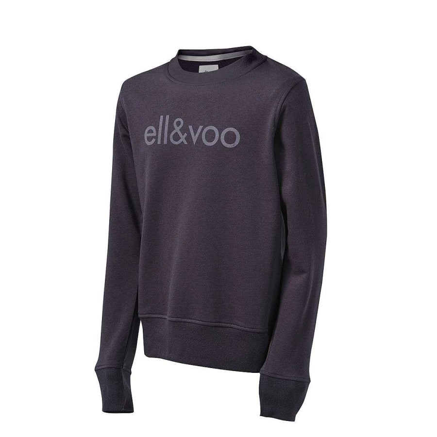 Kids ELL&VOO Hoodies & Sweatshirts | Ell & Voo Girls Gym Class Crew 8 Black