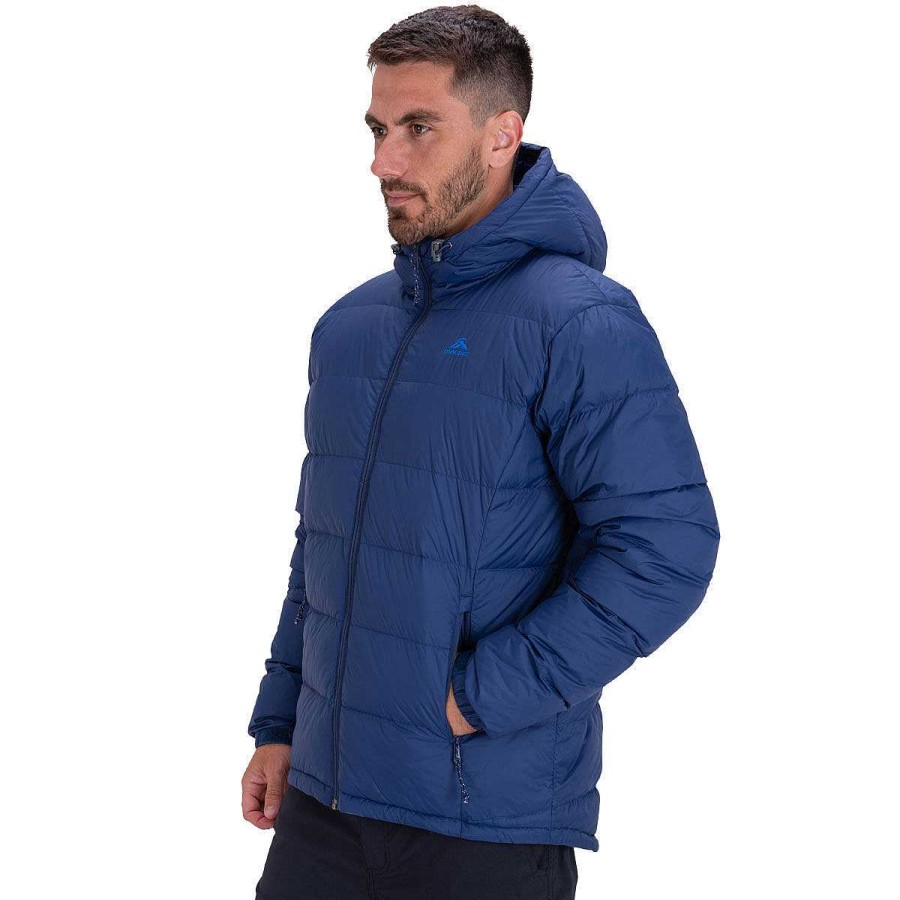 Men macpac Hoodies & Sweatshirts | Macpac Mens Halo Hooded V2 Down Jacket Naval Academy