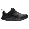 Kids Nike School Shoes | Nike Varsity Leather Ps Kids Running Shoes Black