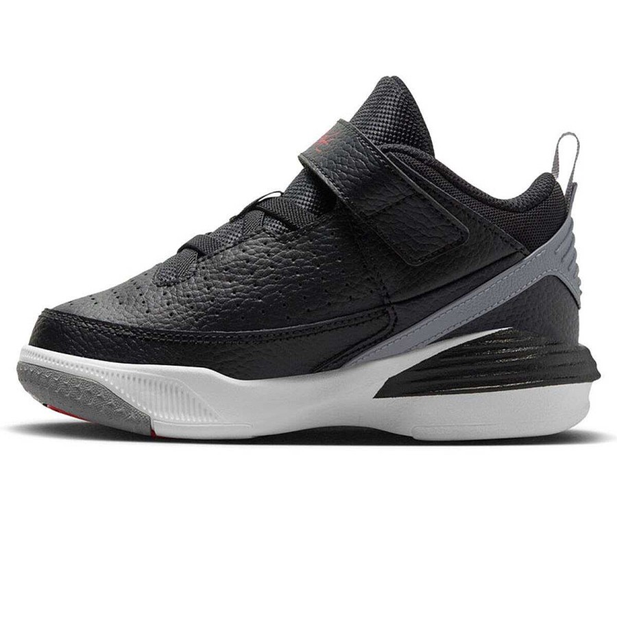 Kids Jordan Girls Shoes | Jordan Max Aura 5 Ps Kids Basketball Shoes Black/Red