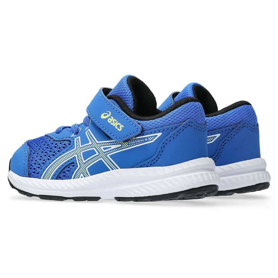 Kids Asics Sneakers | Asics Contend 8 Toddlers Shoes Blue/Yellow