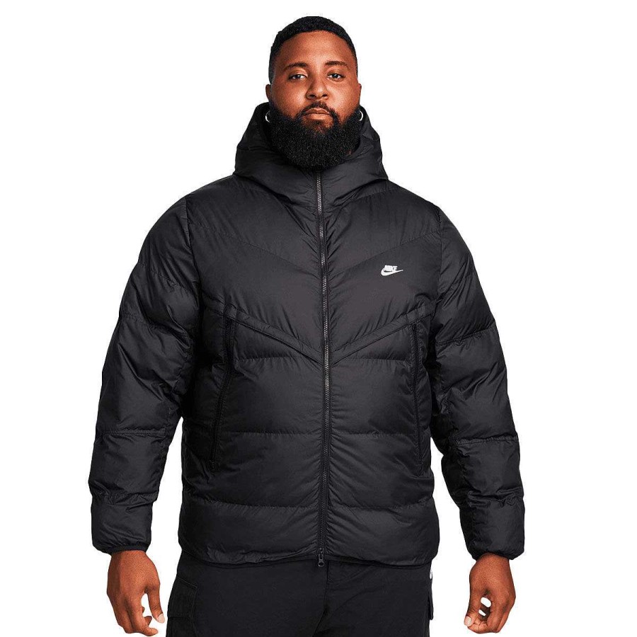 Men Nike Jackets | Nike Mens Sportswear Storm-Fit Windrunner Jacket Black