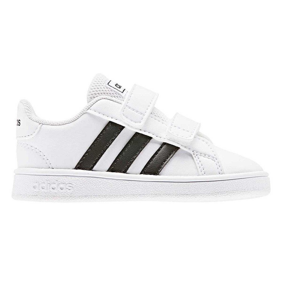 Kids adidas School Shoes | Adidas Grand Court Toddlers Shoes White/Black